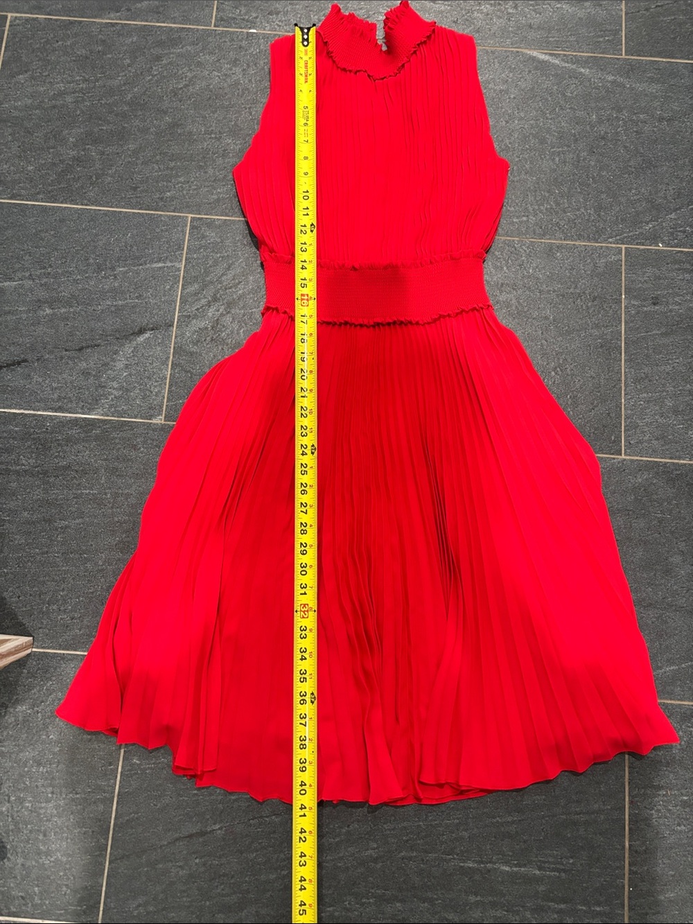 Nanette Lepore Red Sleeveless Midi Dress - Picture 8 of 10